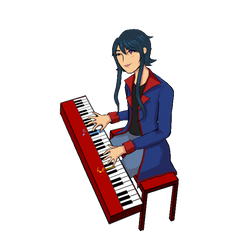 Melody Jiayin Piano Transparent GIF