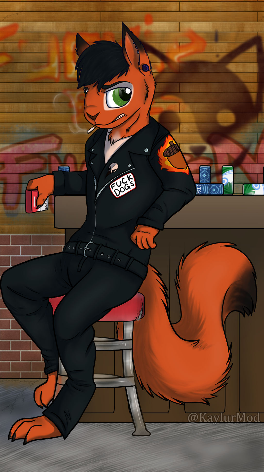 Punk Squirrel By KaylaMod On DeviantArt