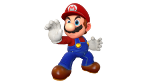 Super Smash Bros Mario Render 2