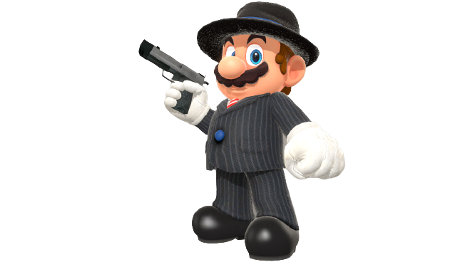 Fbi Mario Mafia Mario Render by HWTG on DeviantArt
