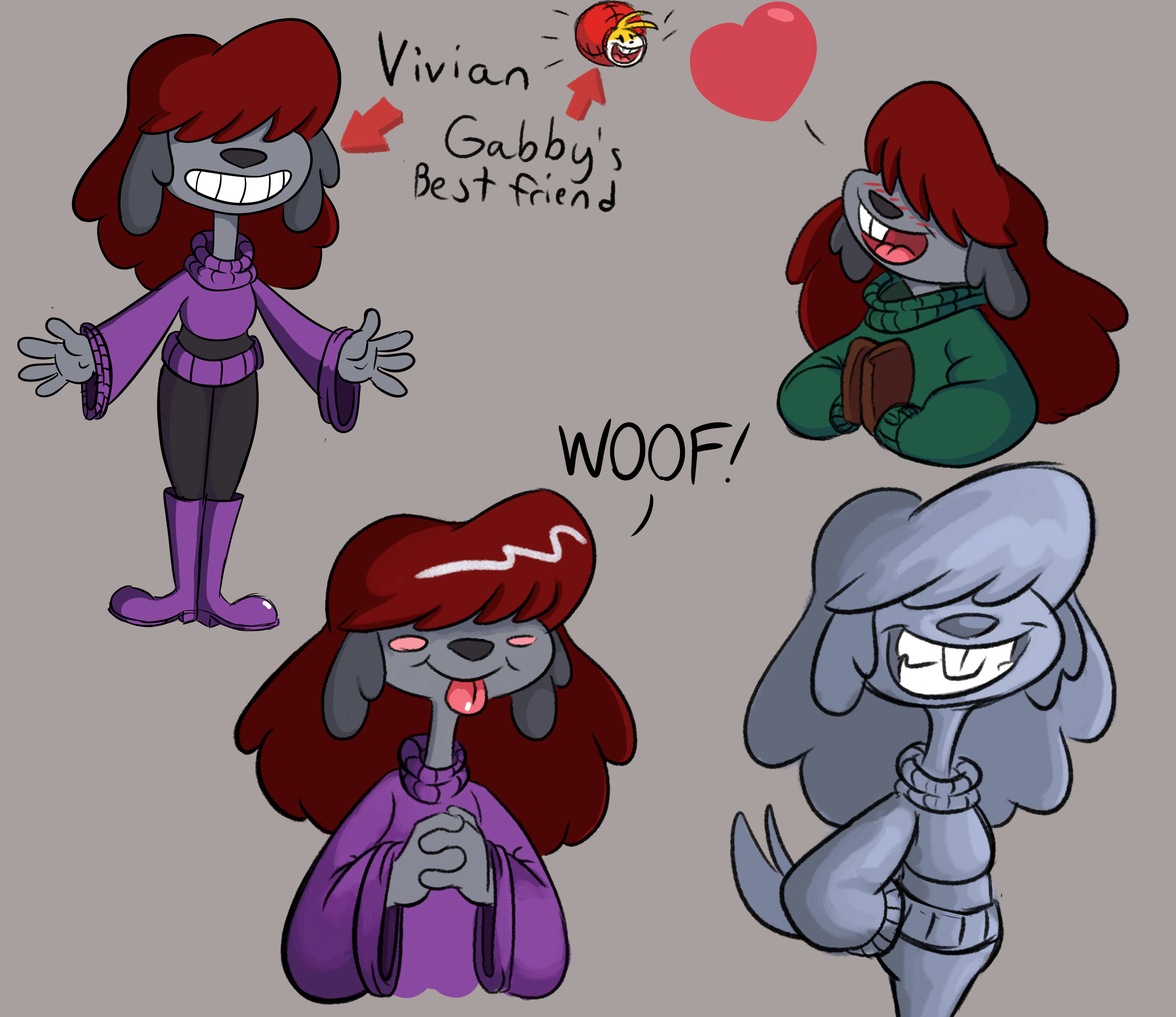 Vivian sketches