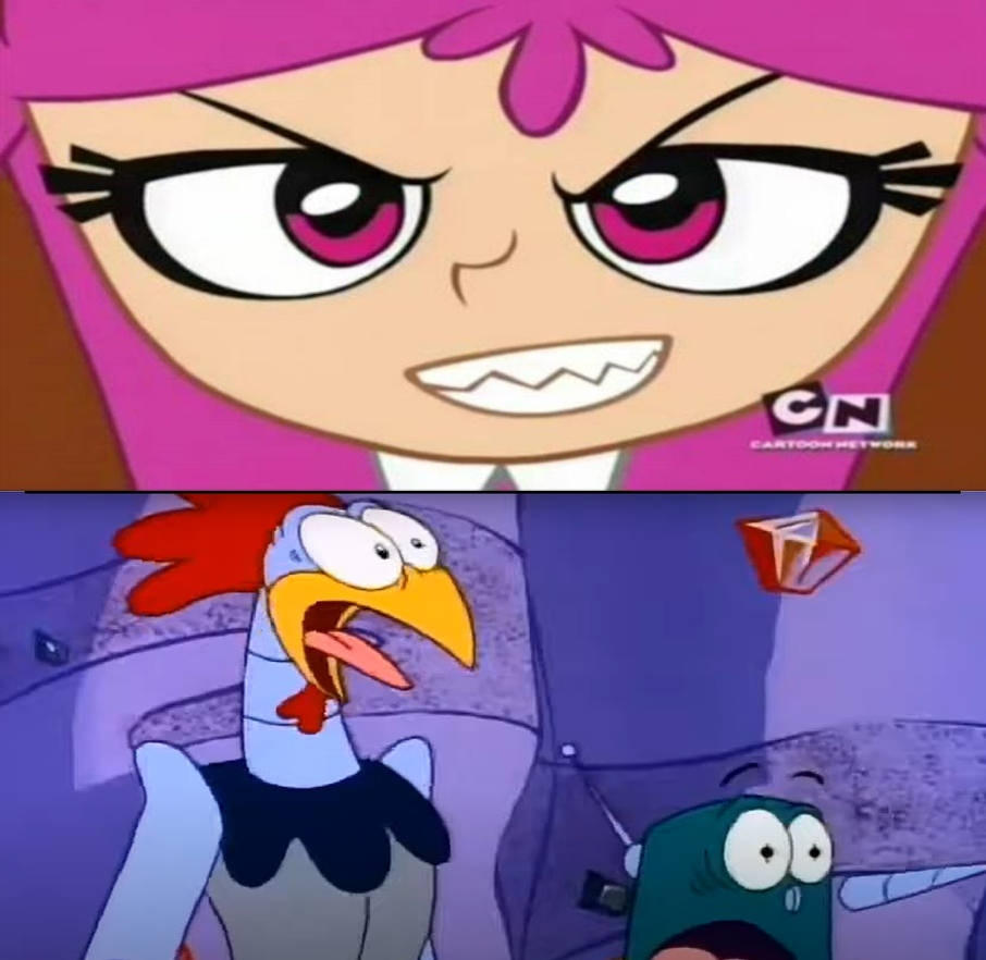 Scratch Scared Scratch And Grounder Are Scared Of Evil Ami Onuki by v2009 on DeviantArt