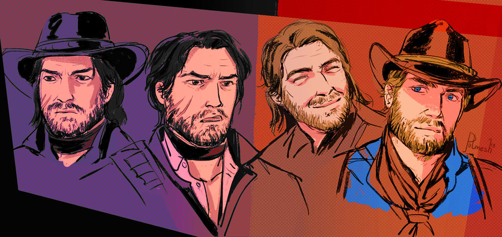 Rdr2 sketches by Polmesh on DeviantArt