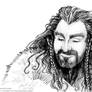 Thorin Smiling Easter Sketch