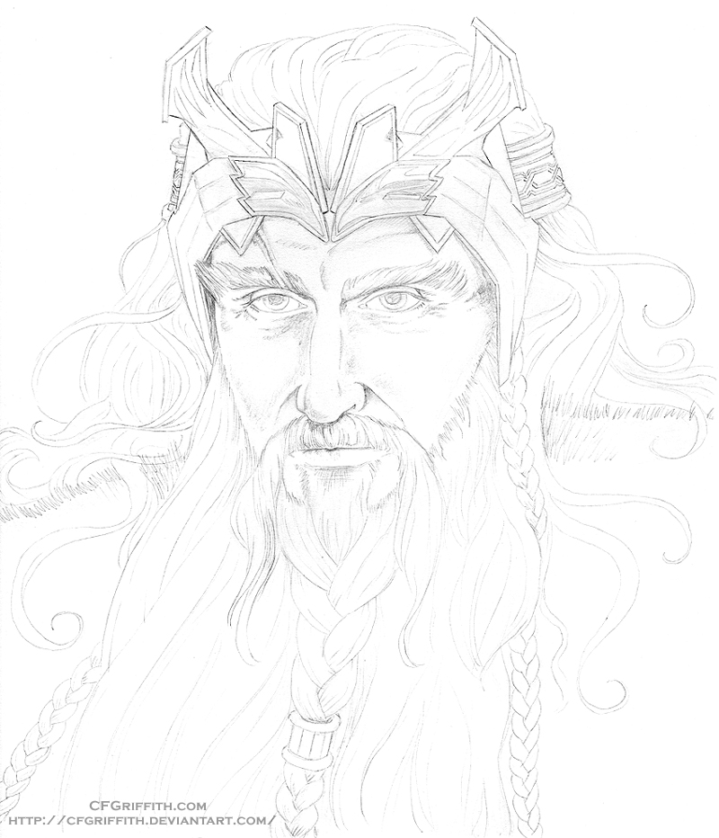 AU King Thorin Start of Pencils