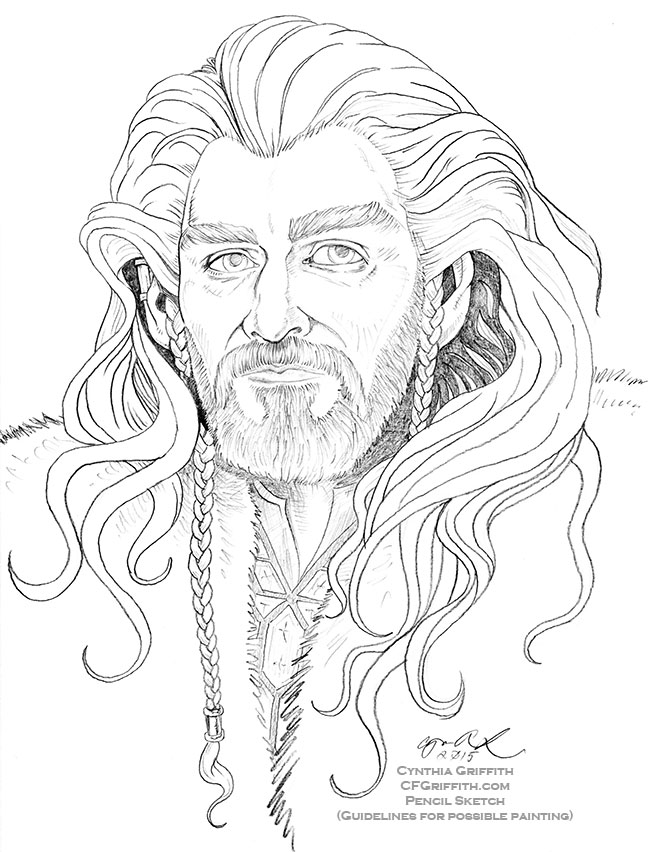 Thorin pencil guidelines (possiblefuture painting)