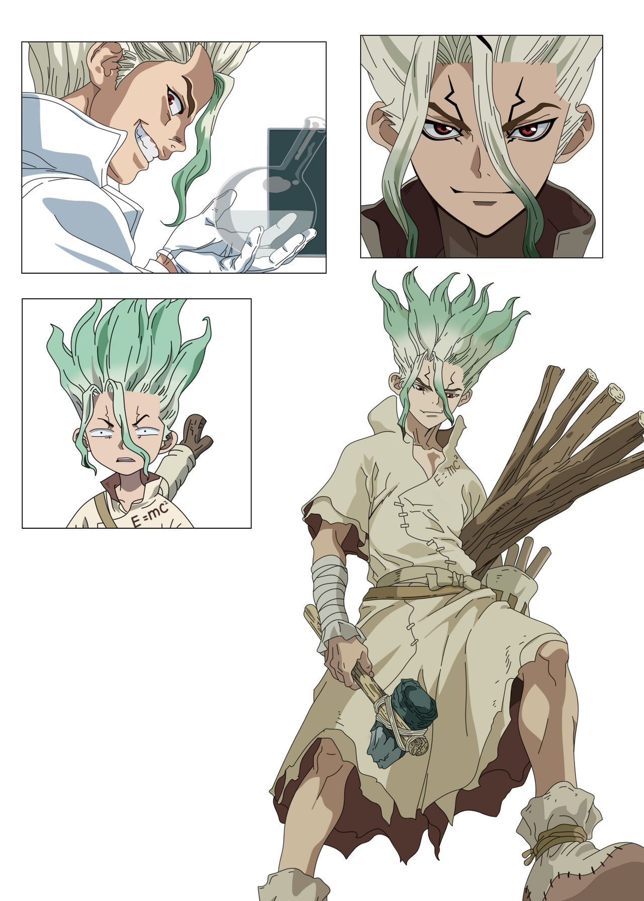 Senku Making Computer Senku by LH29 on DeviantArt