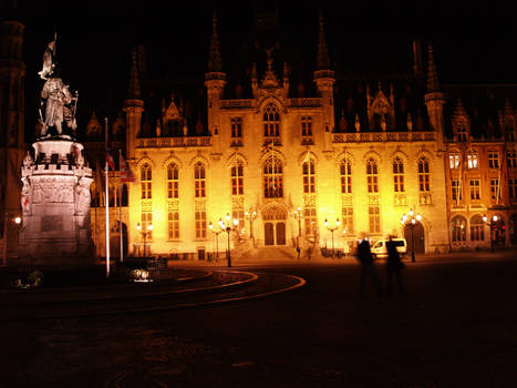 Bruges Markt at Night