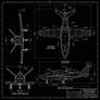 Sirrus jet Black and White Blueprint