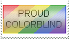 Stamp proud Colorblind