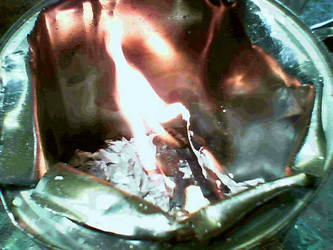 Rocket Stove in Action
