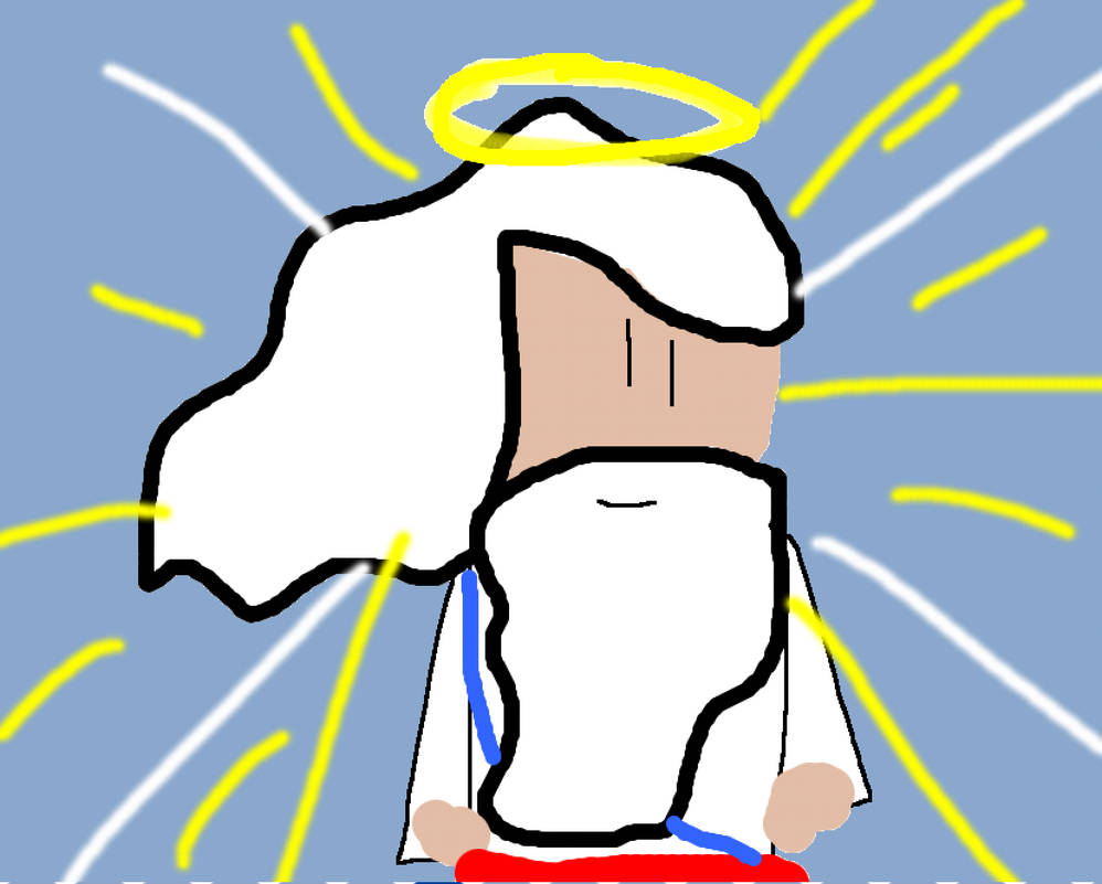 my drawing of god by Coolboysuvi on DeviantArt
