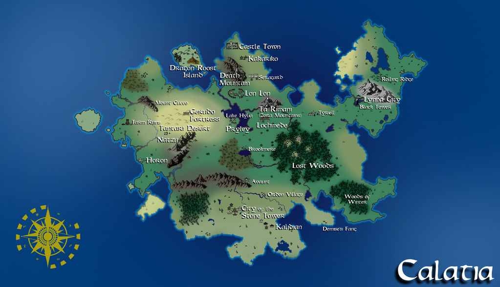 Calhatopia Map Calatia Map (The Shadehand Compass) by Electronic-Ink-0 on DeviantArt