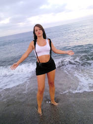 Tifa on the beach