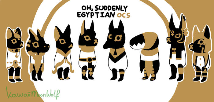 Oh, Suddenly Egyptian Ocs.