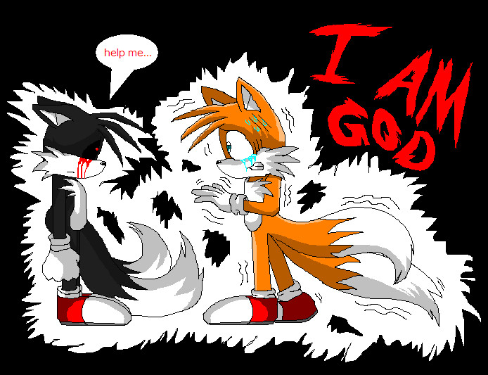 Tails exe fanart by LOXETHEFOX on DeviantArt