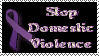 Stamp Stop Domestic Violence by Sophia-Christina
