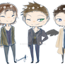 -PC: Dean, Sam, and Cas-