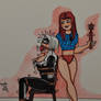 Mary Jane and her new Black cat.