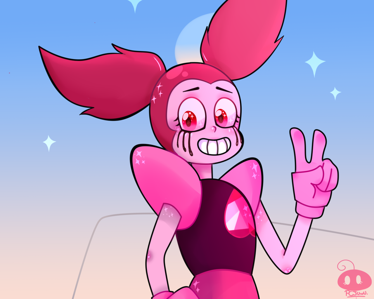 Spinel Rianbow Deviantart Spinel Fanart by PanConJamonowo on DeviantArt