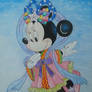 Minnie Mouse (Watercolor Pencils)