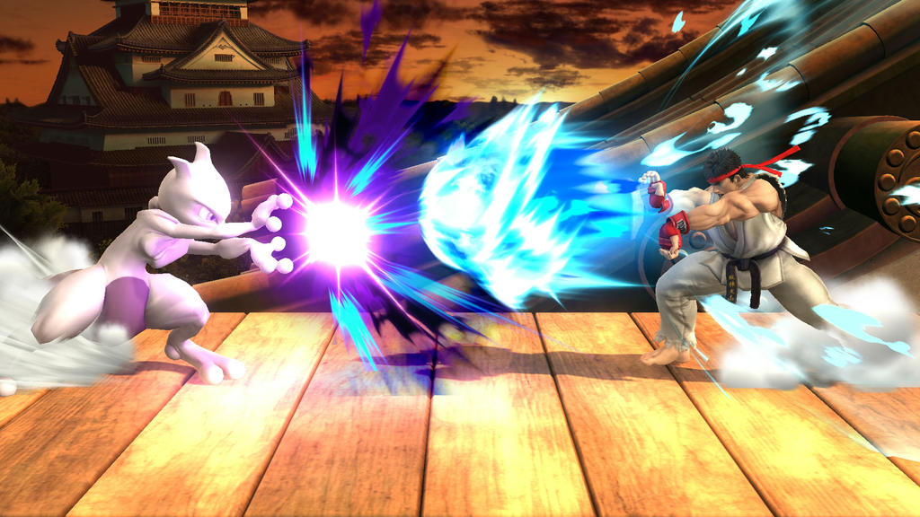 Pokemon Vs Ryu Mewtwo vs Ryu 4 by Gokuu91 on DeviantArt