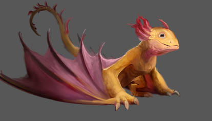 Yellow Baby Dragon