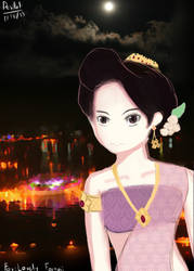 Loy Krathong Day :The Noppamas Queen Contest