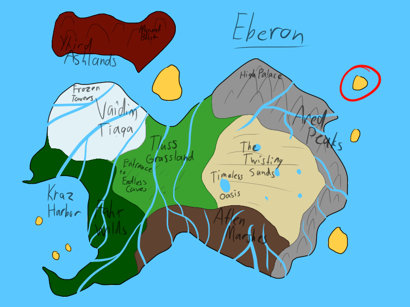 Map of Eberon by MythiCreature on DeviantArt