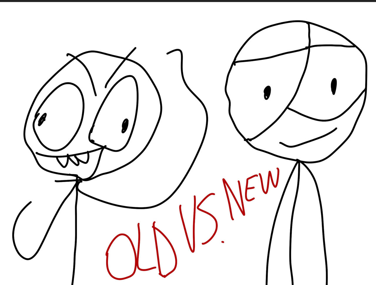 Wacky Old design VS. New design by Youcut6 on DeviantArt