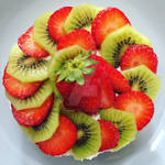 Strawberry Kiwi Cake by SerendipityDesT