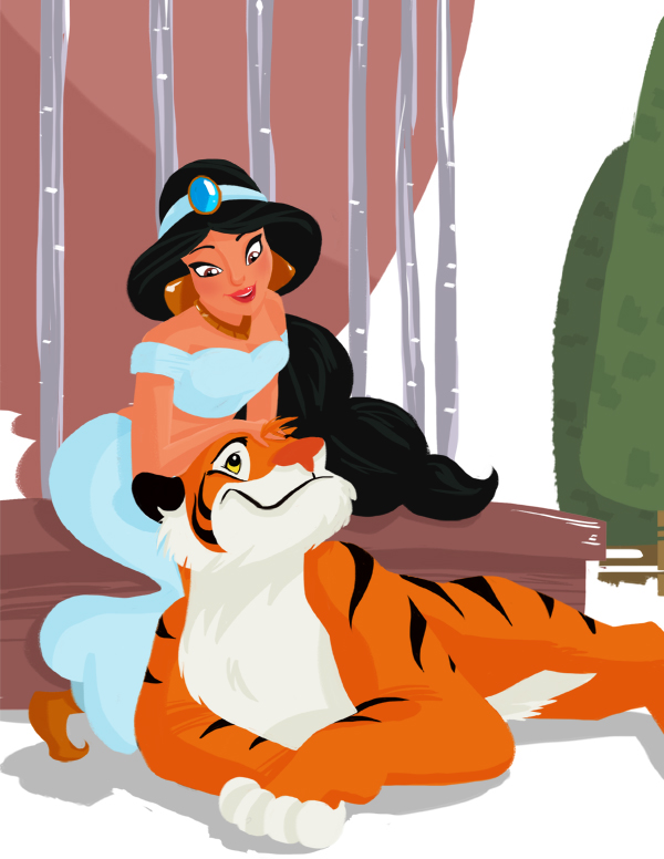 Jasmine Fan Art by GenevieveFT