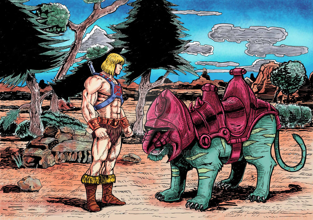 He-Man and Battle-Cat