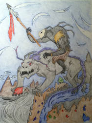 Dretuar- The Primordial Hunter (colored)