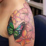 tattoo Butterfly  Flowers
