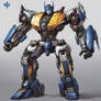 KTX Sancheon as an Autobot Transformer