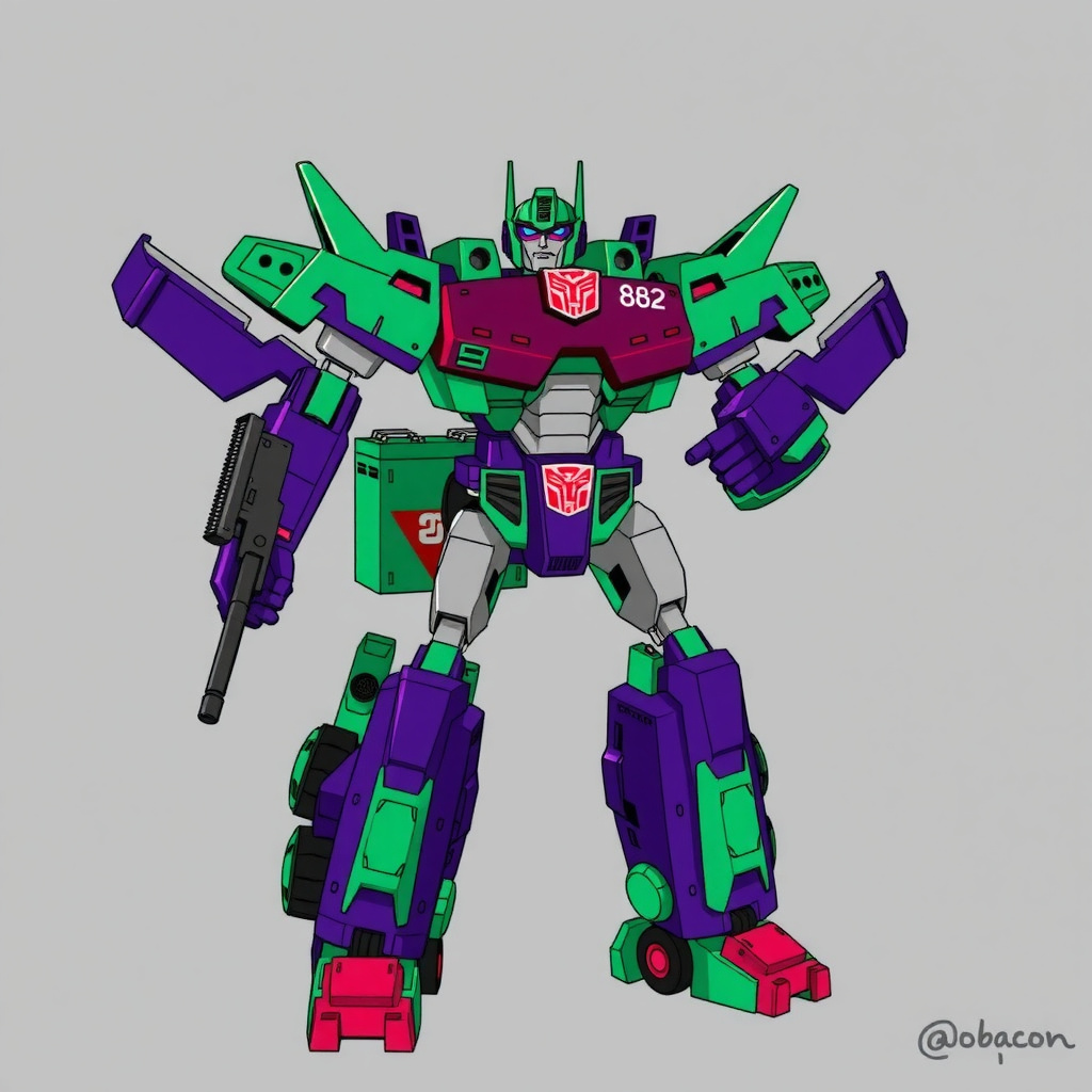 A Major 882 as a Decepticon