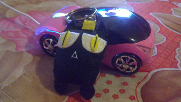 My felt works - black cat