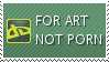 Stamp- dA For Art Not Porn