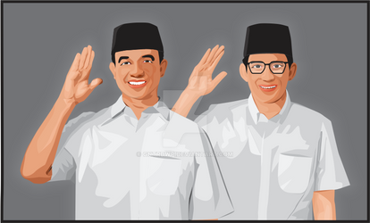 Anis Baswedan and Sandiaga Uno