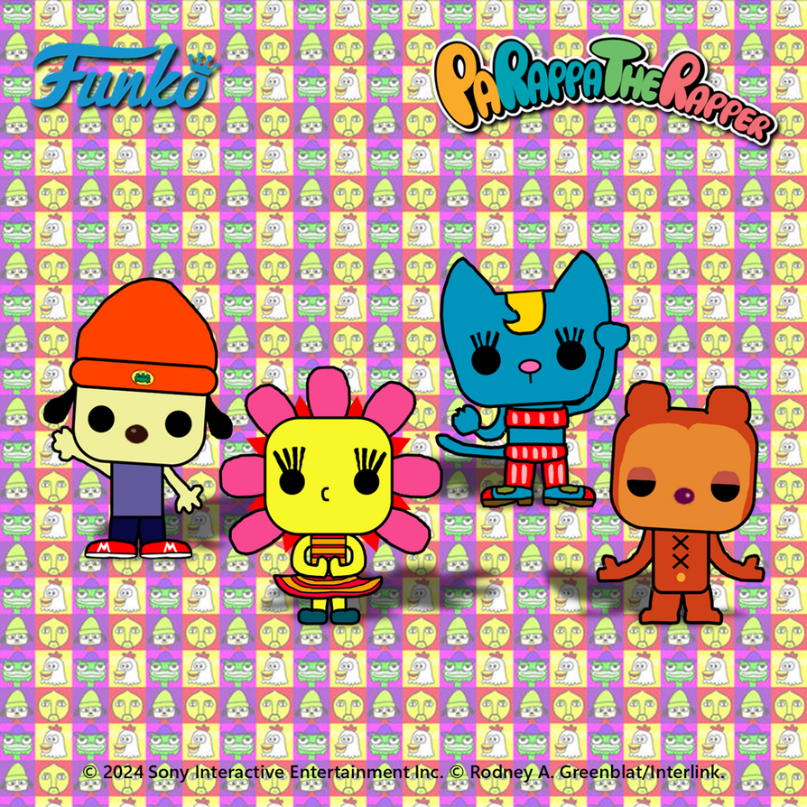 PaRappa the Rapper Funko POP! Lineup by Boy89Art on DeviantArt