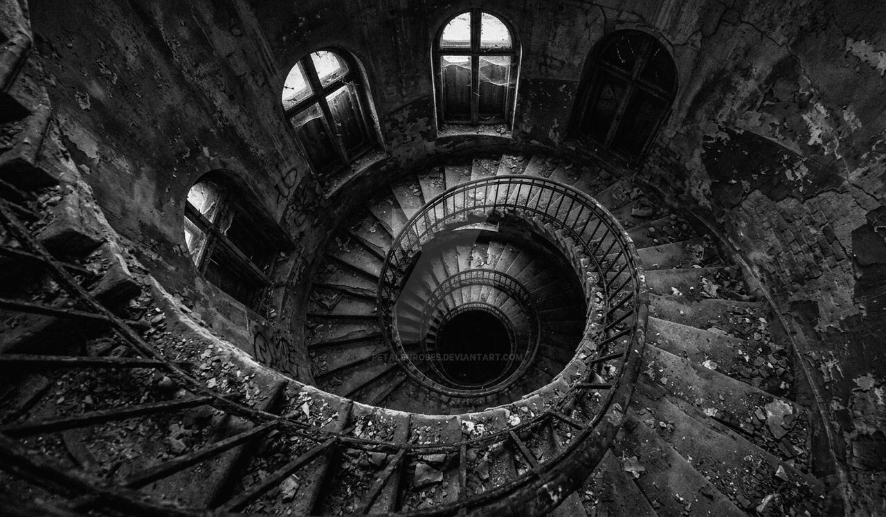 Broken and worn structure