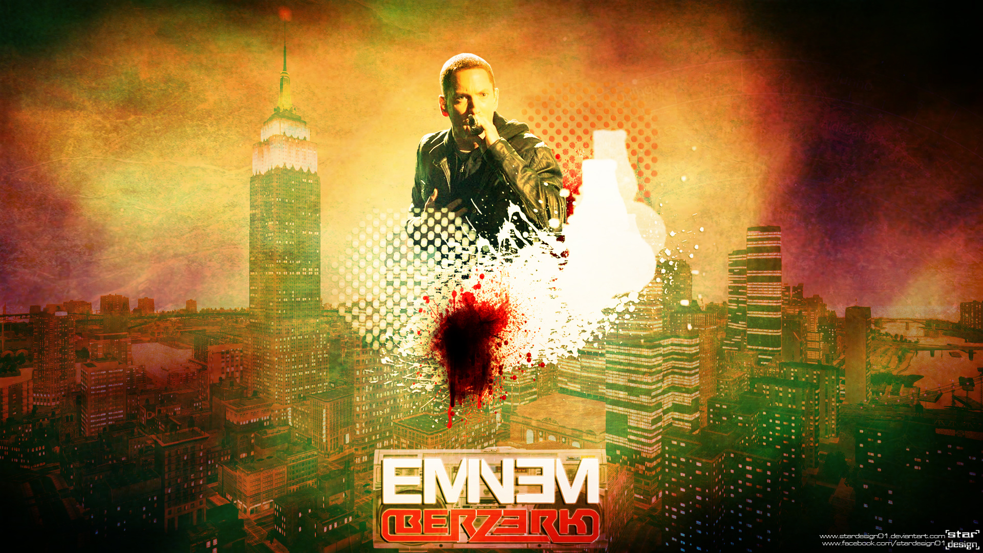 Eminem Berzerk Wallpaper! by stardesign01 on DeviantArt