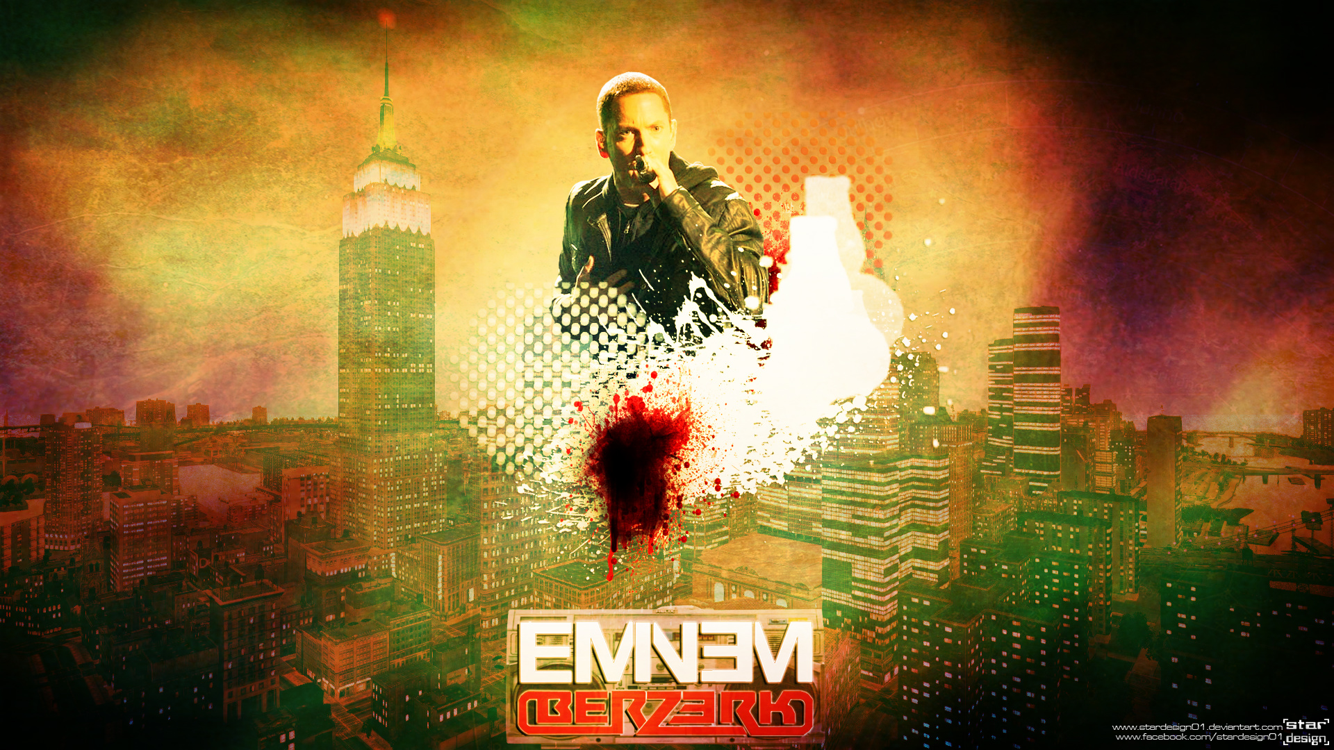 Eminem Berzerk Wallpaper! by stardesign01 on DeviantArt Eminem Berzerk Wallpaper! by stardesign01 on DeviantArt