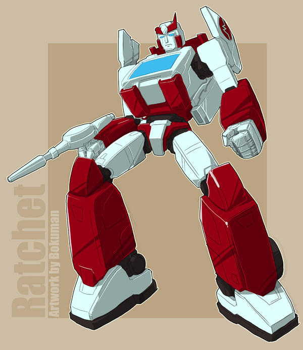 Ratchet Animated G1 color