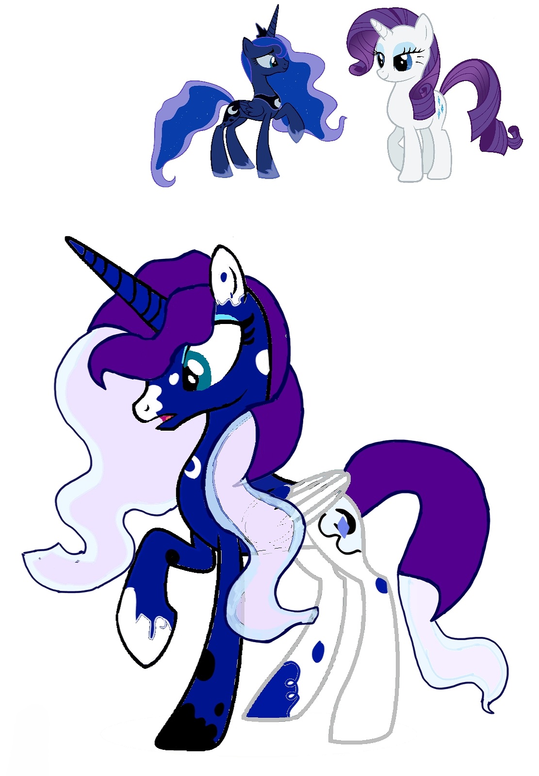Mlp Split Custom MLP Custom 1/2 by Klykajlo on DeviantArt