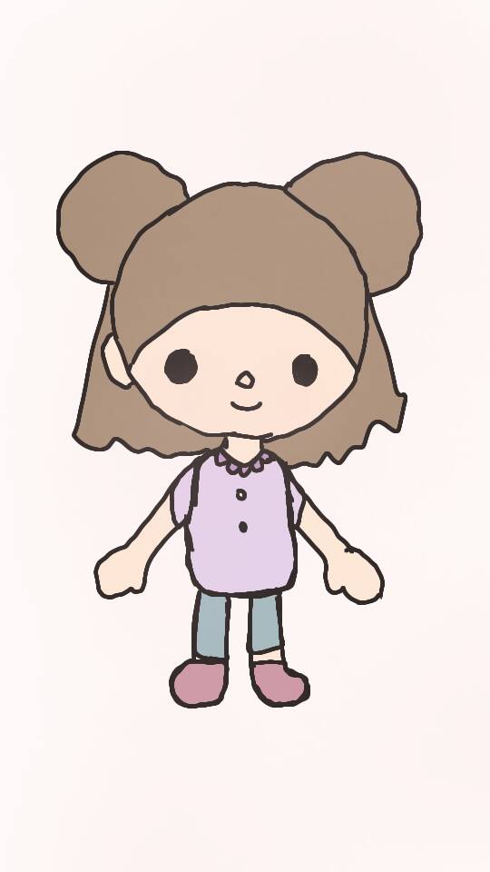 How to draw Toca Boca Girl Character