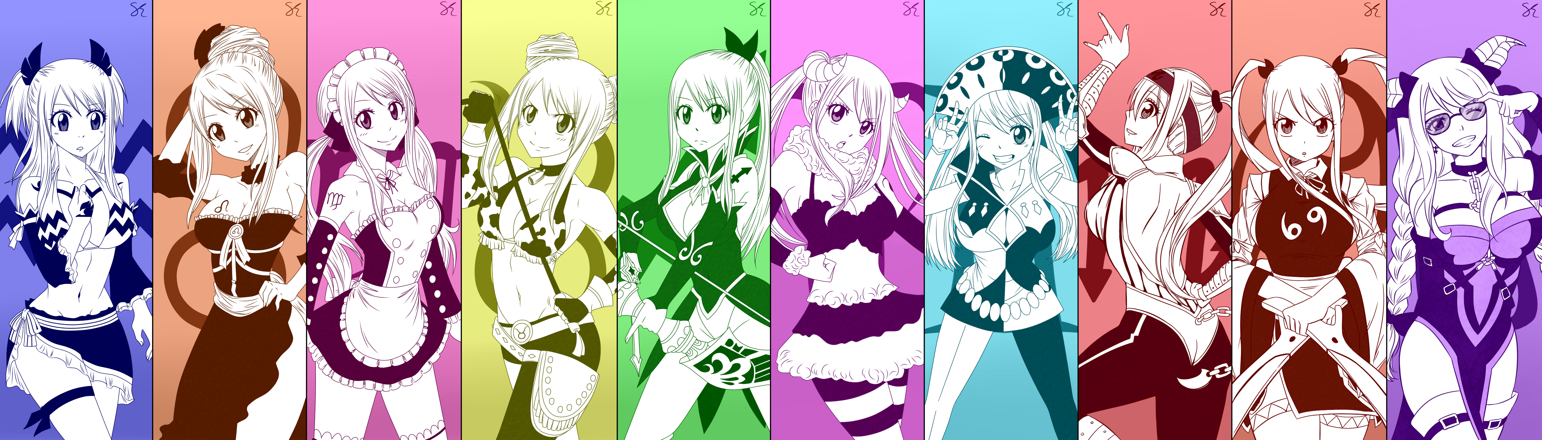 fairy tail lucy all star dresses Strongest Lucy Heartfilia Star Dress Forms in Fairy Tail, Ranked