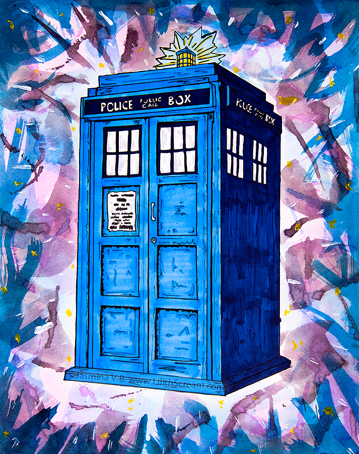 Tardis Splat - Doctor Who