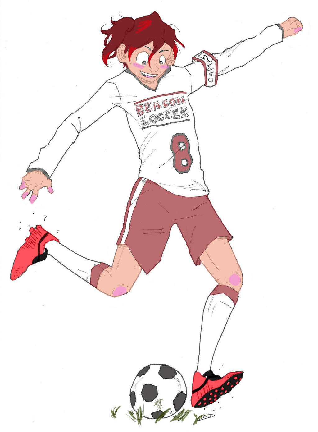 RWBY Soccer!au Ruby Rubes by Maddzroks on DeviantArt